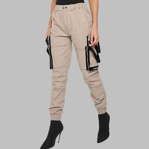 Zip-Pocket Cargo Pants